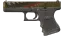 Miniatura de StatTrak™ Glock-18 | Warhawk (Well-Worn)