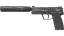 Miniatura de StatTrak™ USP-S | Ticket to Hell (Battle-Scarred)