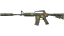 M4A1-S | Boreal Forest (Well-Worn) 缩略图