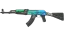StatTrak™ AK-47 | Ice Coaled (Minimal Wear) thumbnail