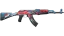 StatTrak™ AK-47 | Point Disarray (Minimal Wear) 缩略图