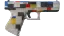 Miniatura de StatTrak™ Glock-18 | Block-18 (Minimal Wear)