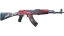 Miniatura de AK-47 | Point Disarray (Field-Tested)