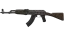 Miniatura de AK-47 | Uncharted (Field-Tested)