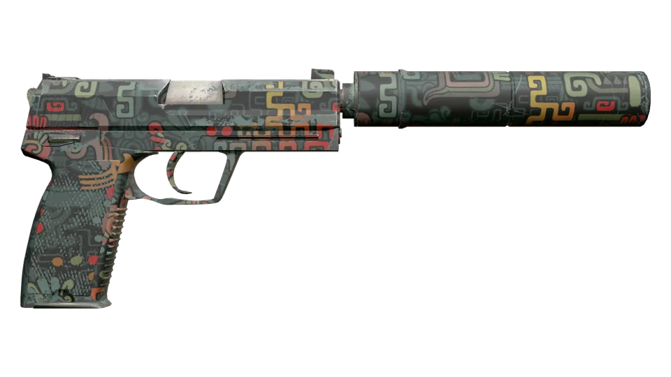 صورة مصغرة لـ USP-S | Ancient Visions (Field-Tested)