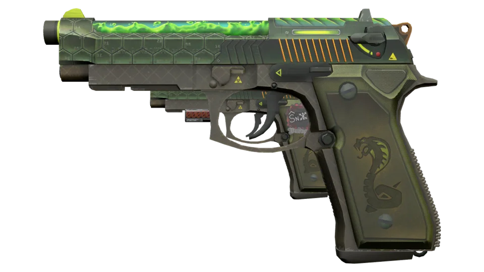 StatTrak™ Dual Berettas | Cobra Strike (Minimal Wear)