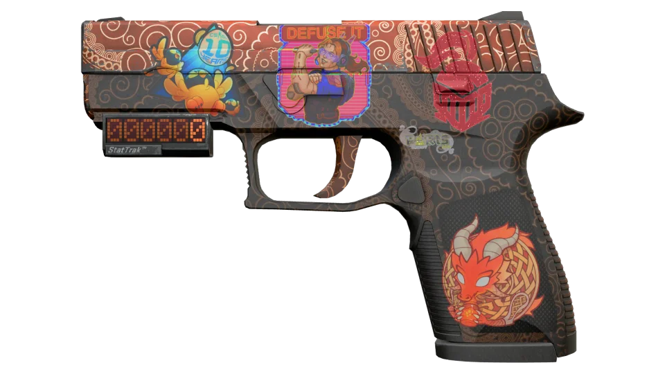 Vorschau von StatTrak™ P250 | Mehndi (Field-Tested)