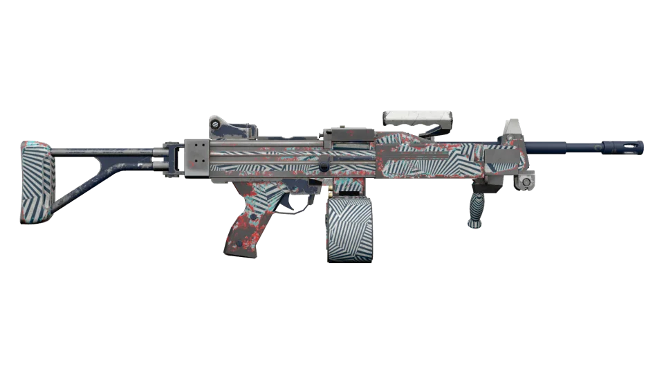 Miniature de StatTrak™ Negev | Dazzle (Well-Worn)
