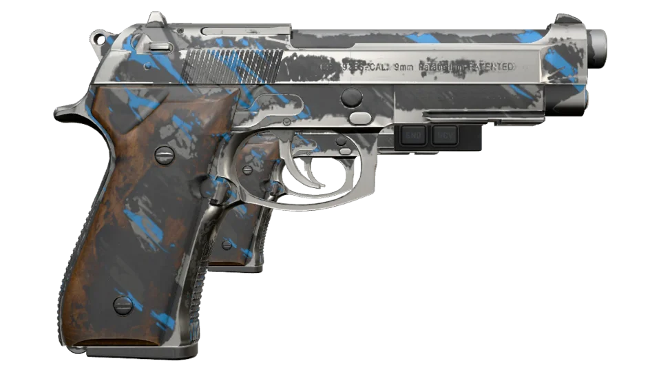 Miniatura de StatTrak™ Dual Berettas | Shred (Battle-Scarred)