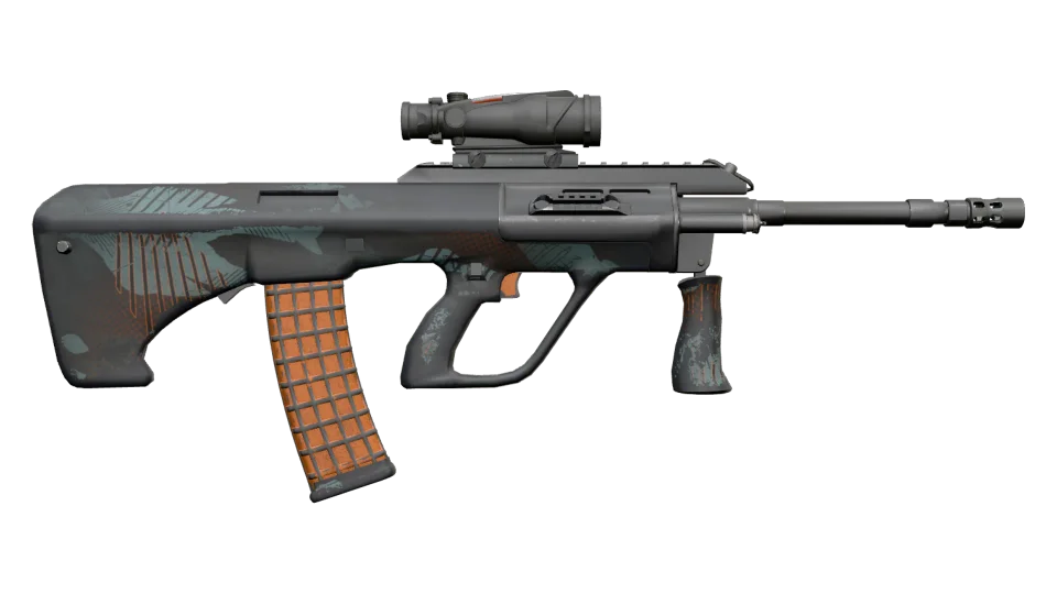 StatTrak™ AUG | Amber Slipstream (Well-Worn) thumbnail