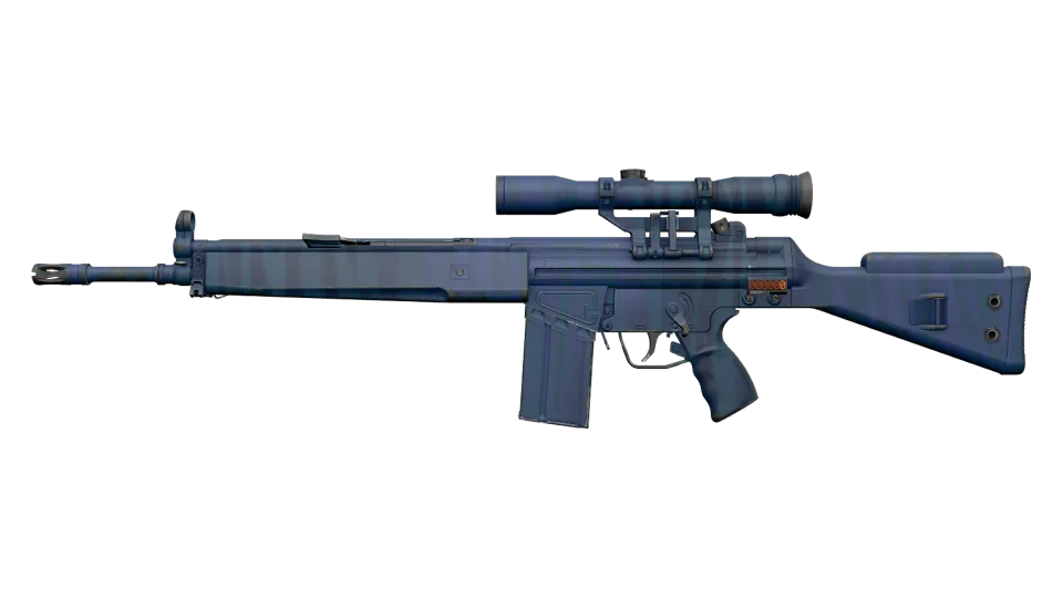 StatTrak™ G3SG1 | Azure Zebra (Field-Tested)