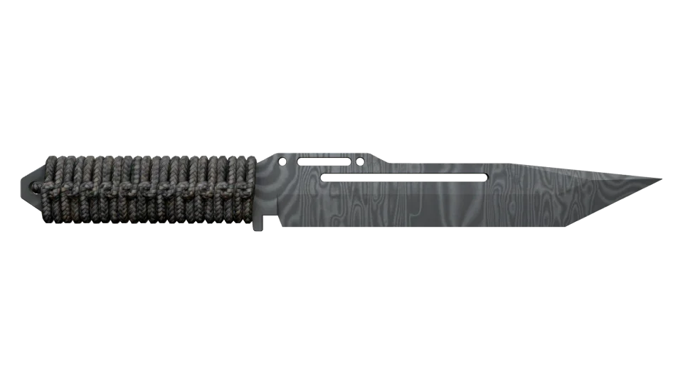 Miniatura de ★ Paracord Knife | Damascus Steel (Battle-Scarred)