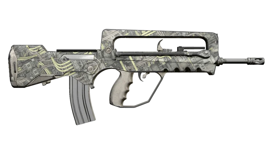Souvenir FAMAS | Faulty Wiring (Battle-Scarred) thumbnail