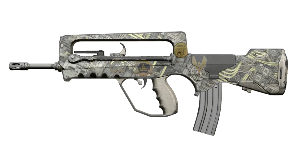 Souvenir FAMAS | Faulty Wiring (Battle-Scarred)