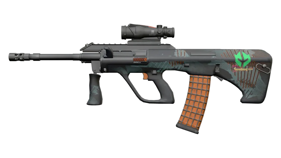 StatTrak™ AUG | Amber Slipstream (Well-Worn)