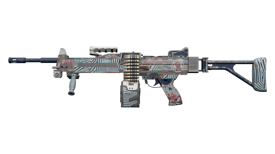 StatTrak™ Negev | Dazzle (Well-Worn)