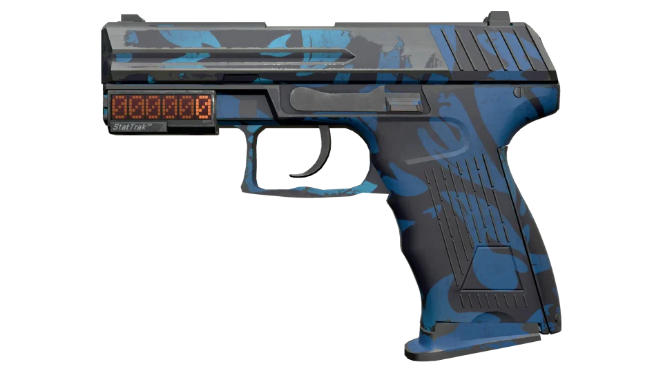 StatTrak™ P2000 | Oceanic (Well-Worn)