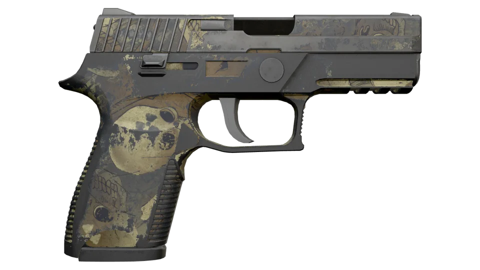 Miniature de P250 | Contamination (Battle-Scarred)