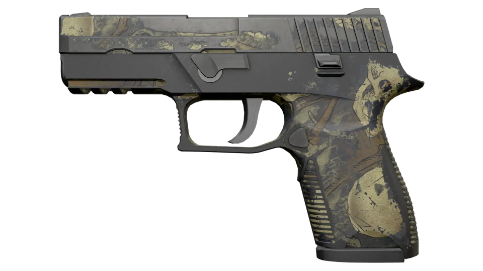 Miniature de P250 | Contamination (Battle-Scarred)