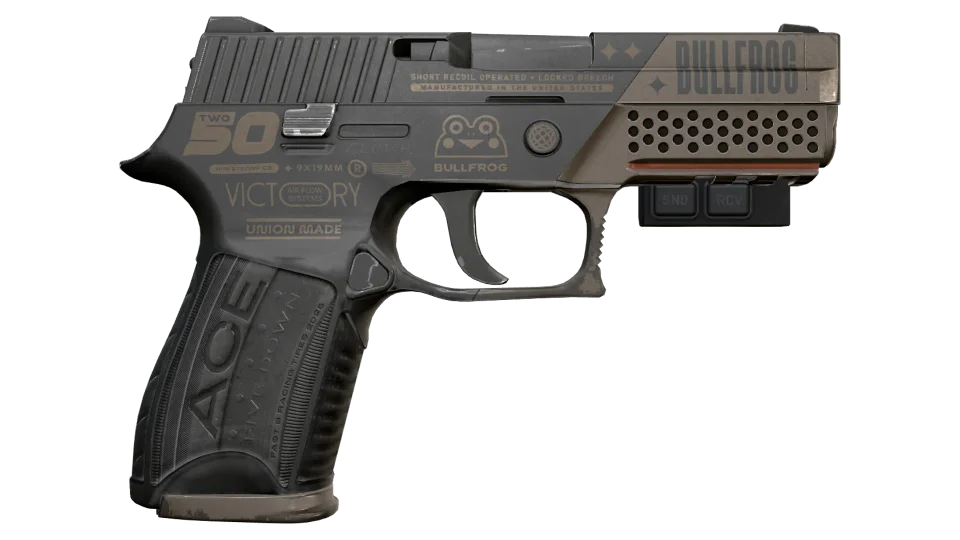 Miniatura de StatTrak™ P250 | Bullfrog (Field-Tested)