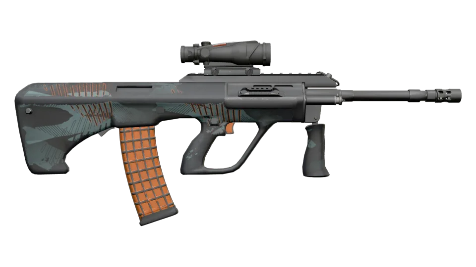 StatTrak™ AUG | Amber Slipstream (Well-Worn) thumbnail