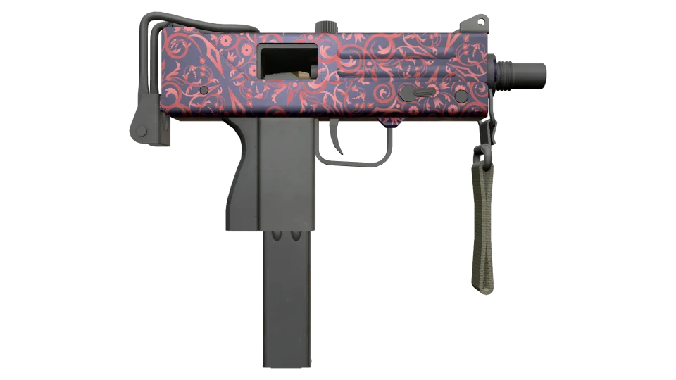 MAC-10 | Red Filigree (Minimal Wear) thumbnail