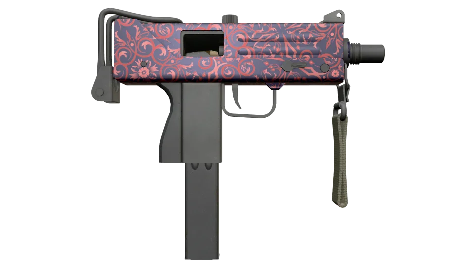 MAC-10 | Red Filigree (Minimal Wear) thumbnail