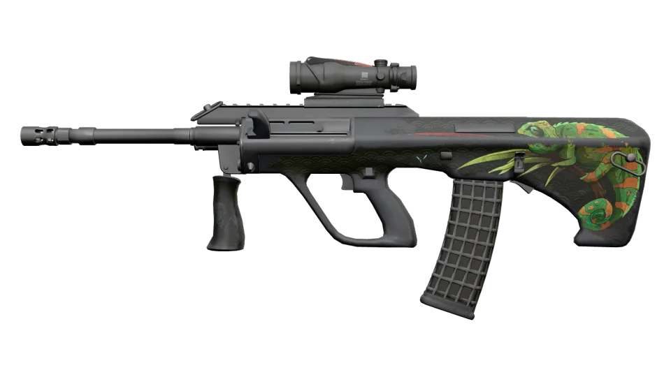 Миниатюра AUG | Chameleon (Well-Worn)