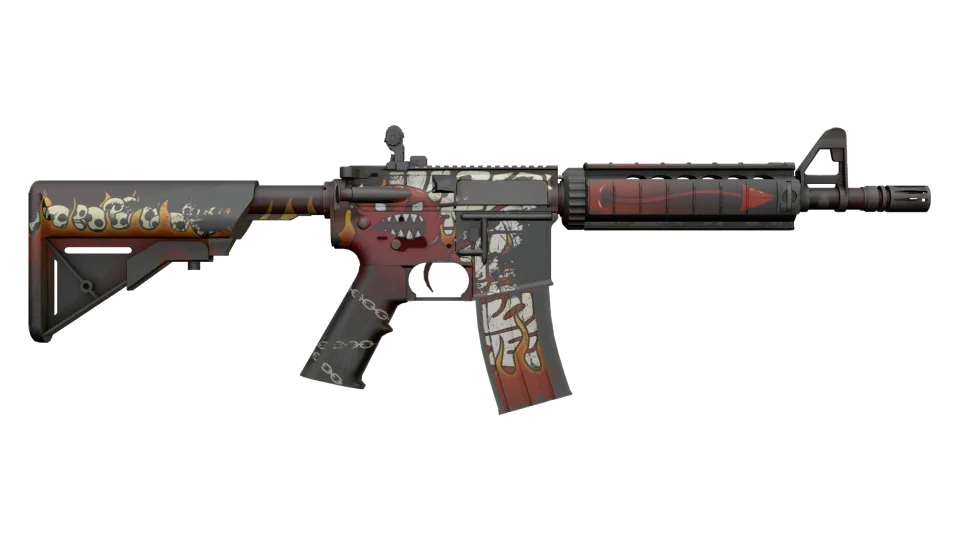 M4A4 | Hellfire (Field-Tested) thumbnail