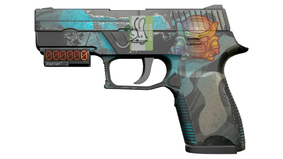 StatTrak™ P250 | Ripple (Well-Worn)