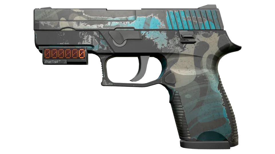 StatTrak™ P250 | Ripple (Well-Worn)