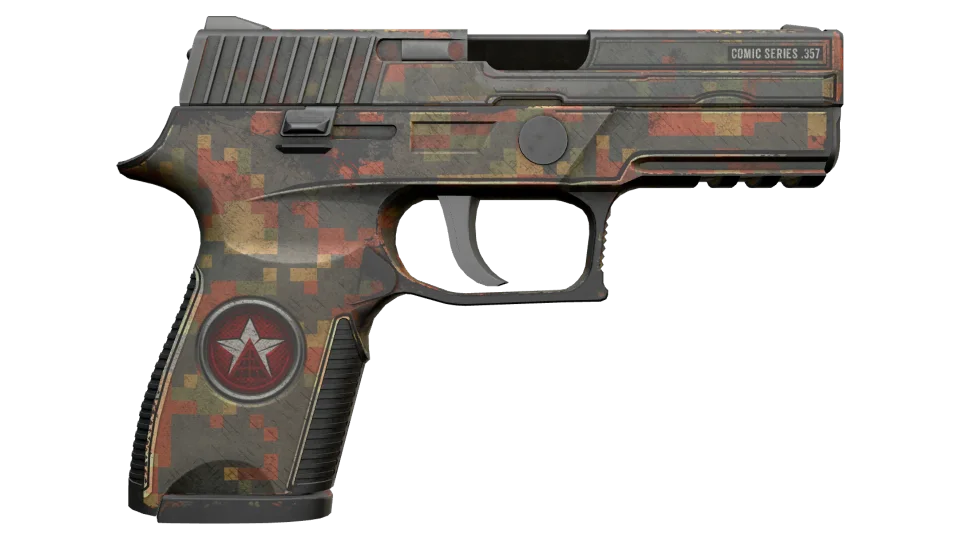Miniatura de P250 | Red Rock (Battle-Scarred)