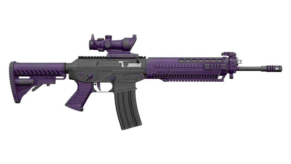 StatTrak™ SG 553 | Ultraviolet (Battle-Scarred) thumbnail