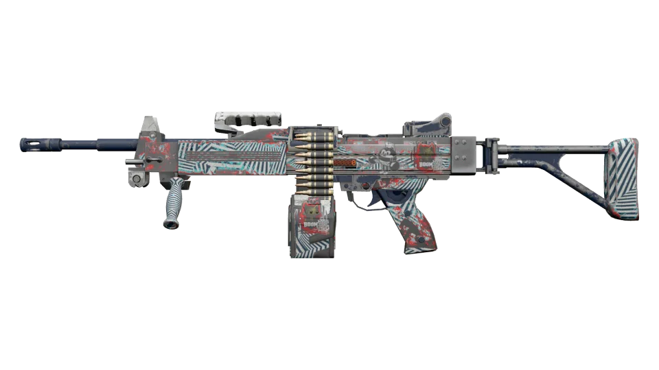 StatTrak™ Negev | Dazzle (Well-Worn)
