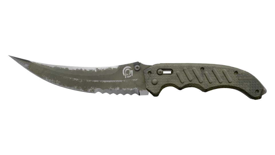 ★ Flip Knife | Safari Mesh (Battle-Scarred) thumbnail