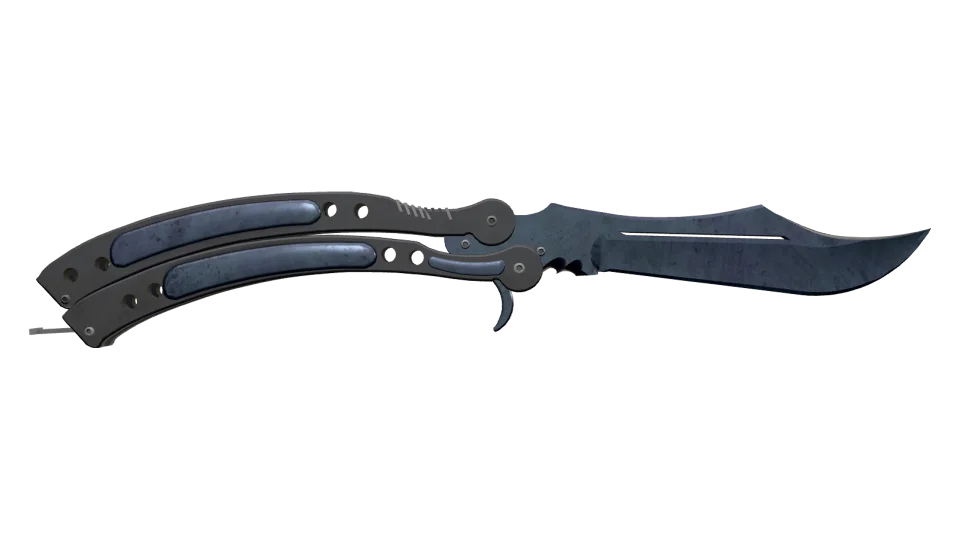 ★ StatTrak™ Butterfly Knife | Blue Steel (Factory New) thumbnail