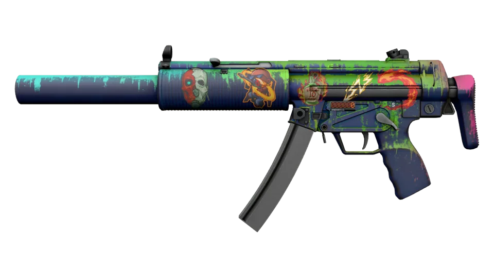 Vorschau von StatTrak™ MP5-SD | Phosphor (Factory New)
