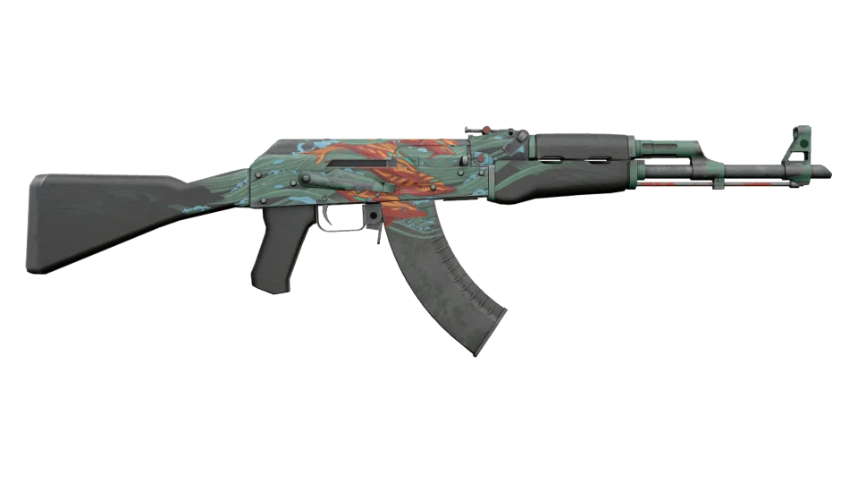 StatTrak™ AK-47 | Aquamarine Revenge (Well-Worn) thumbnail