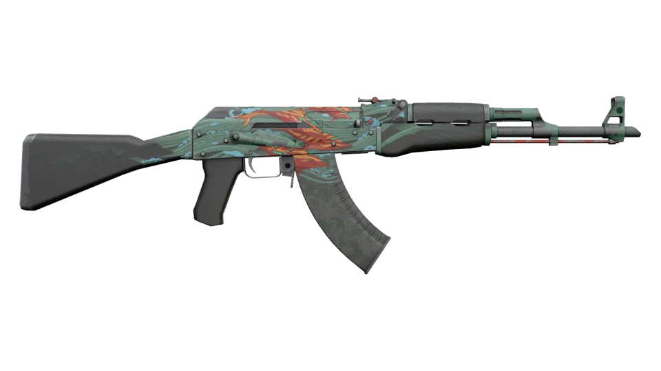 StatTrak™ AK-47 | Aquamarine Revenge (Well-Worn) thumbnail