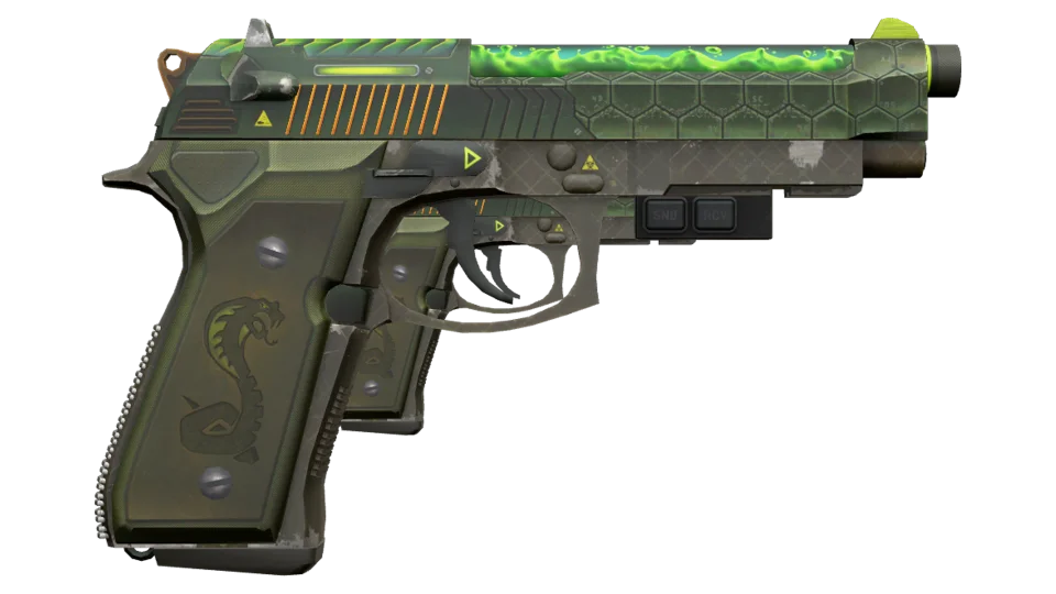 Miniatura de StatTrak™ Dual Berettas | Cobra Strike (Field-Tested)