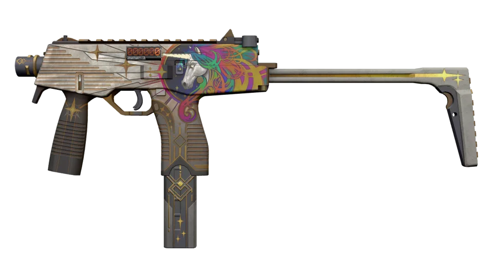StatTrak™ MP9 | Starlight Protector (Battle-Scarred)