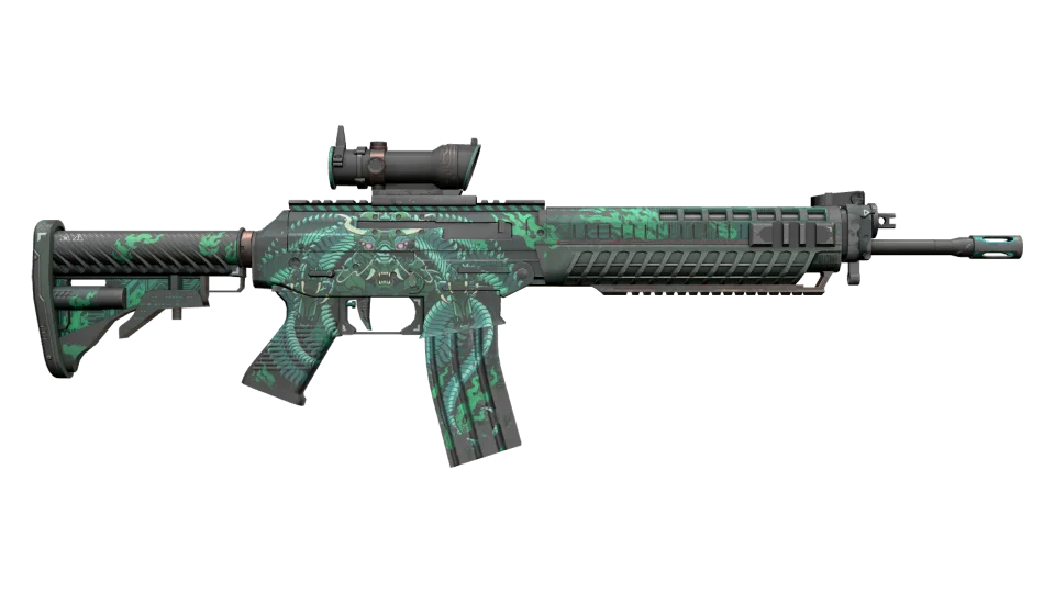 StatTrak™ SG 553 | Dragon Tech (Field-Tested) thumbnail