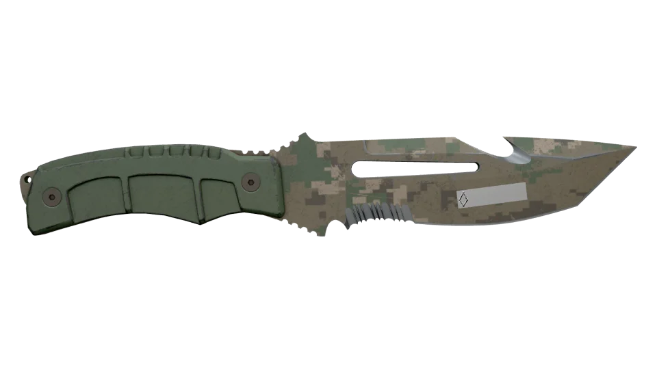 صورة مصغرة لـ ★ StatTrak™ Survival Knife | Forest DDPAT (Battle-Scarred)