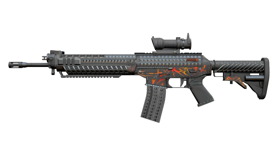 StatTrak™ SG 553 | Heavy Metal (Minimal Wear) thumbnail