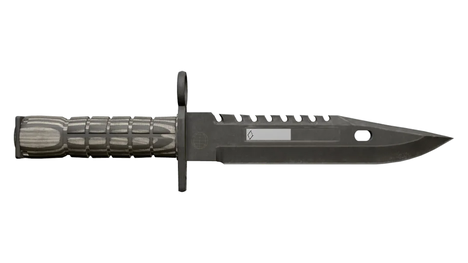 Vorschau von ★ StatTrak™ M9 Bayonet | Black Laminate (Battle-Scarred)