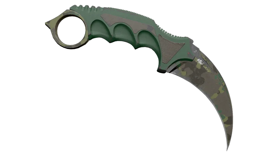 Vorschau von ★ Karambit | Boreal Forest (Well-Worn)