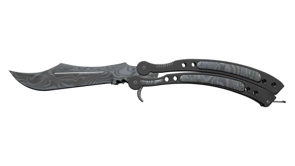 ★ Butterfly Knife | Damascus Steel (Well-Worn)