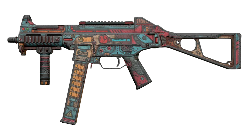UMP-45 | K.O. Factory (Battle-Scarred)
