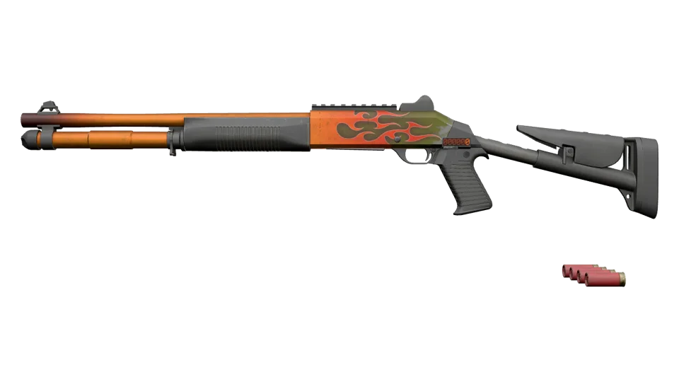StatTrak™ XM1014 | Teclu Burner (Battle-Scarred)
