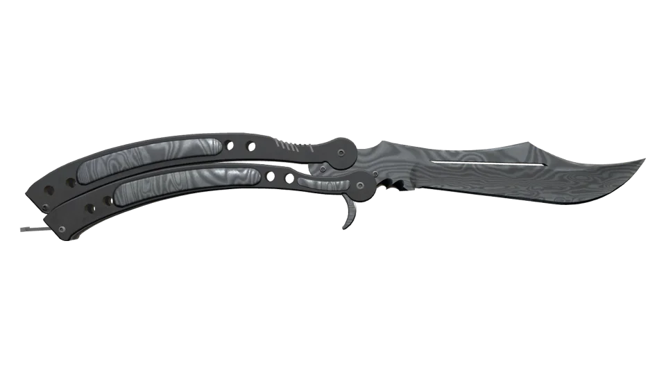 ★ Butterfly Knife | Damascus Steel (Well-Worn) thumbnail